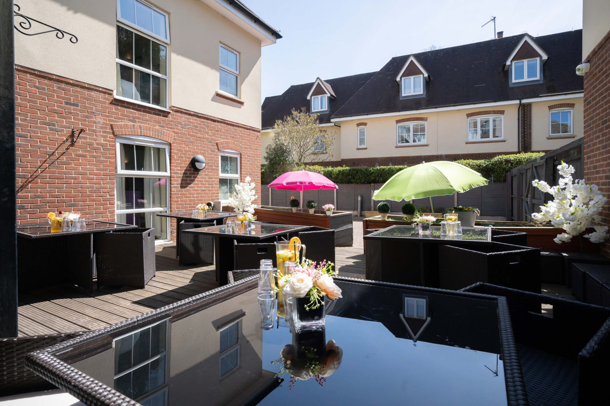 Aranlaw House's Garden Patio