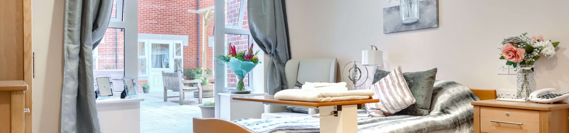 A Typical Residents Bedroom at Branksome Park