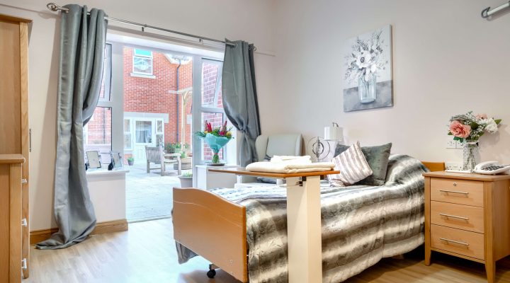 A Typical Residents Bedroom at Branksome Park