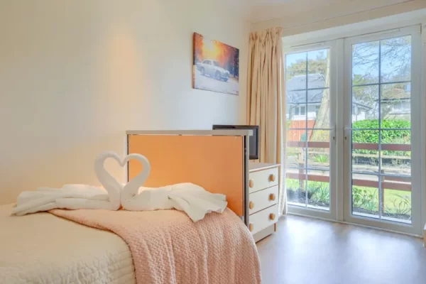 A Residents Bedroom at Aranlaw House