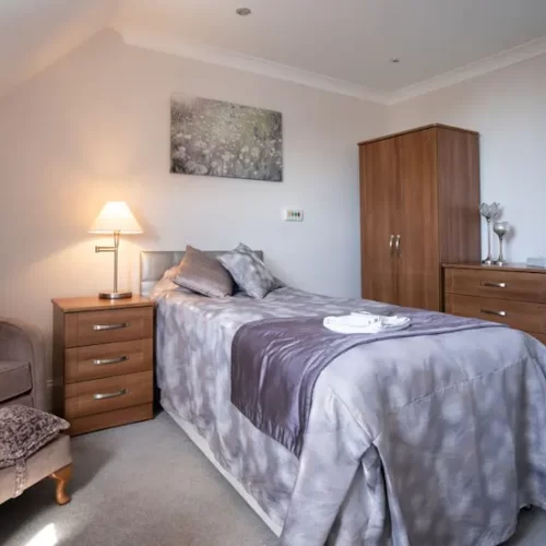 A Typical Residents Bedroom at Seabourne House