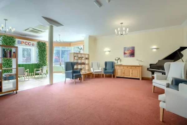 One of Branksome Park's Communal Seating Areas