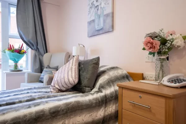 A Close Up View of A Typical Residents Bedroom at Branksome Park