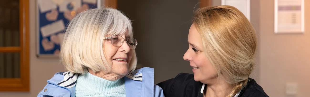 LuxuryCare Resident and Carer