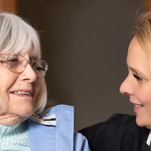 LuxuryCare Resident and Carer