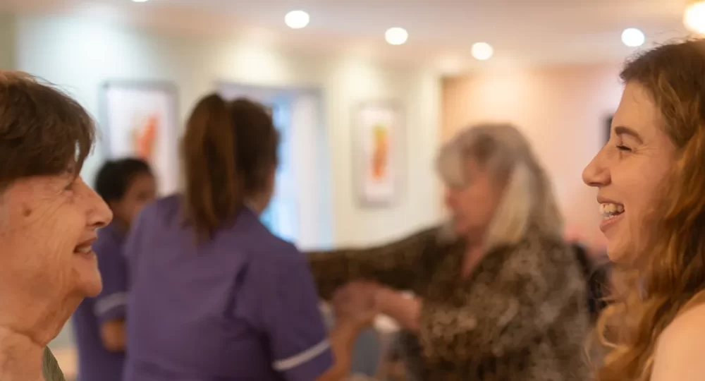 Dancing at LuxuryCare