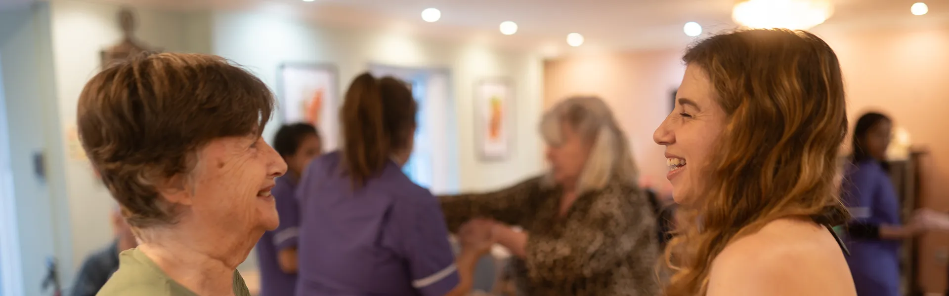 Dancing at LuxuryCare