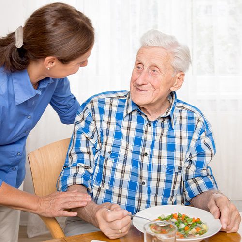 eating at care home